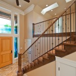 Foyer with maple stairs - 