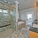 Granite bench in shower - 
