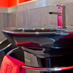 Kohler black urinal and sink - 