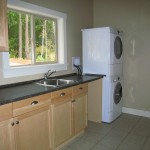 Large Laundry room with stacker - 