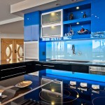 Modern Custom Kitchen with appliance wall - 