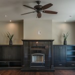 Build Green Custom Home Fireplace - 