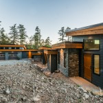 Cedar Exterior with Rock - 